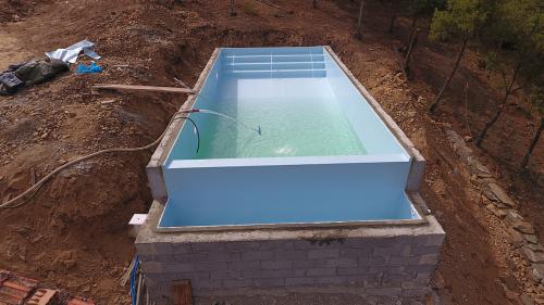 Construção de piscina